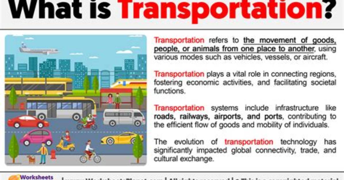 Which Statement Best Explains How Transportation Technology Advanced the Industrial Revolution?