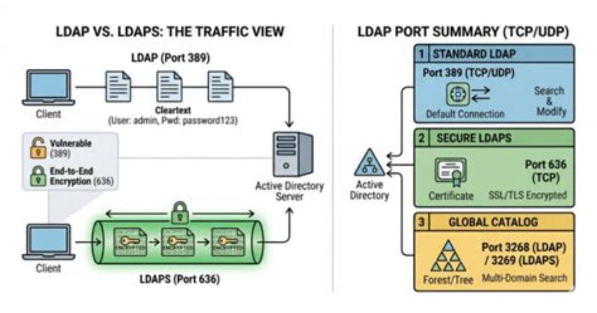 Which Two Ports Are Standard for Ldap Servers?
