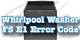 Whirlpool Gold E1 F5 Error Message