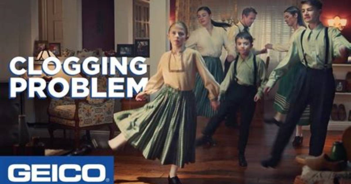 Who Are the Geico Clogging Commercial