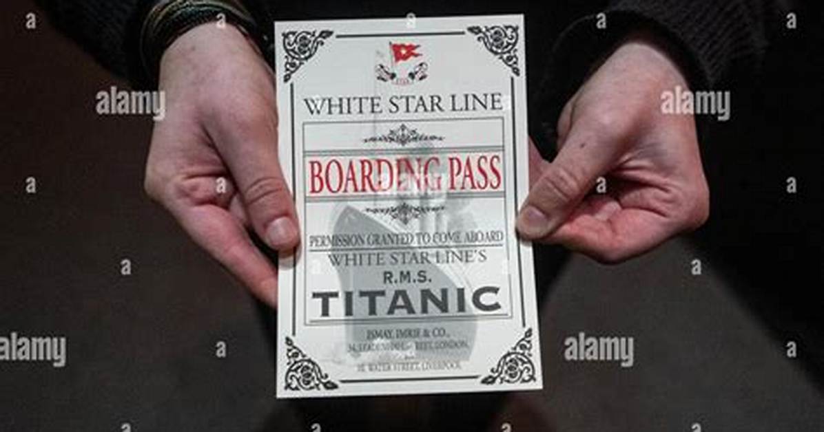 Who Bought a Ticket for the Titanic but Never Boarded