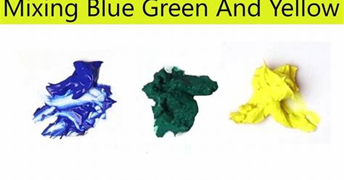 Who Do Blue and Yellow Make Green?
