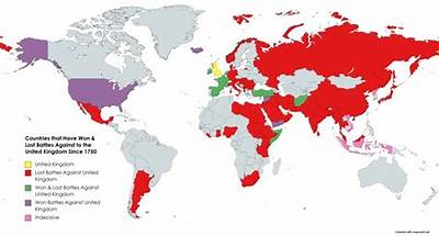Who Has Britain Had the Most Wars with?