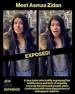 Who Is Asmaa Zidan? Woman Seen Removing Posters of Kidnapped Israeli Children by Hamas in Manhattan - Sarkariresult