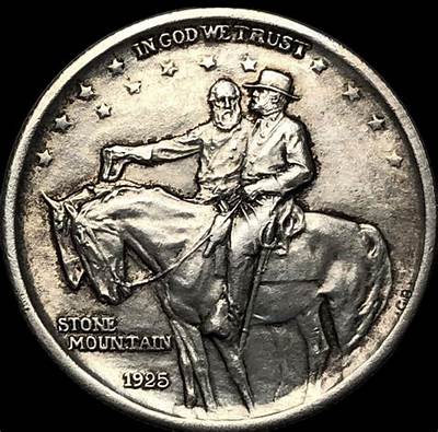 Who Is on Stone Mountain Half Dollar?