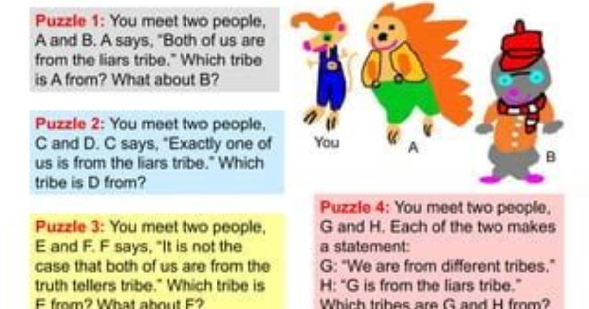 Who Is Telling the Truth Logic Puzzle?