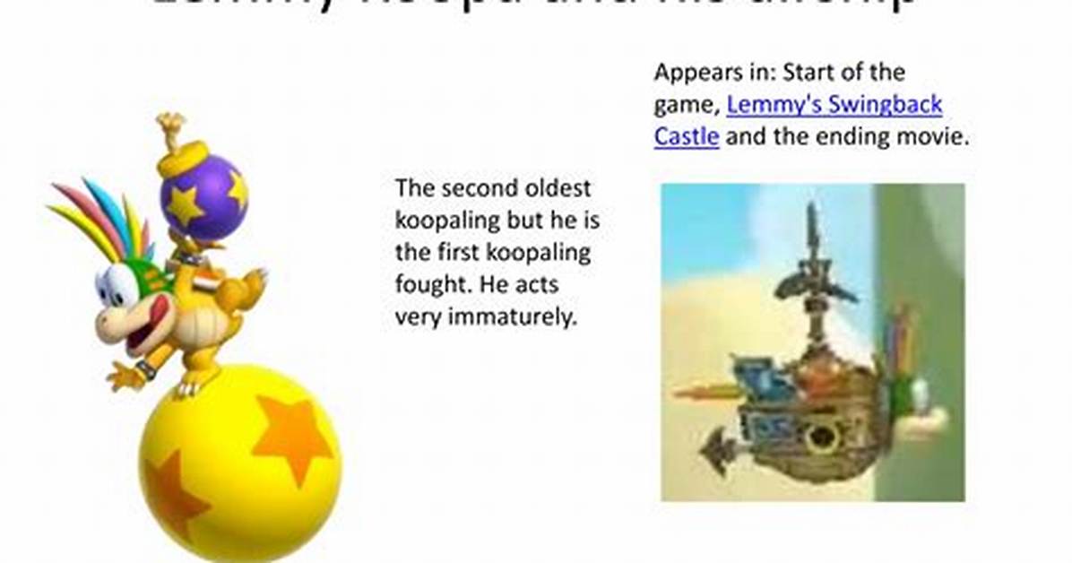 Who Is the Oldest Koopa?