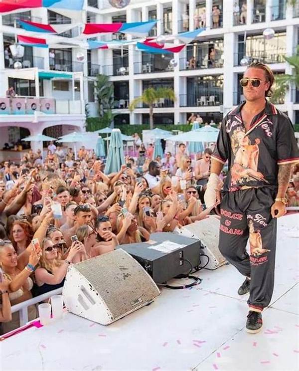 Who Is Tom Zanetti in Ibiza with?