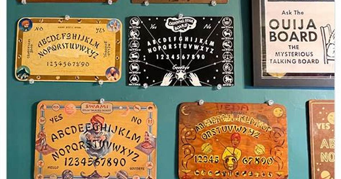 Who Manufactures Ouija Boards?