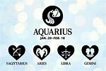 Who Should Aquarius Be Around?