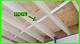 Why Are Joists Visible Through a Smooth Ceiling?