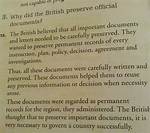 Why Are Official Records Important for British Administration?