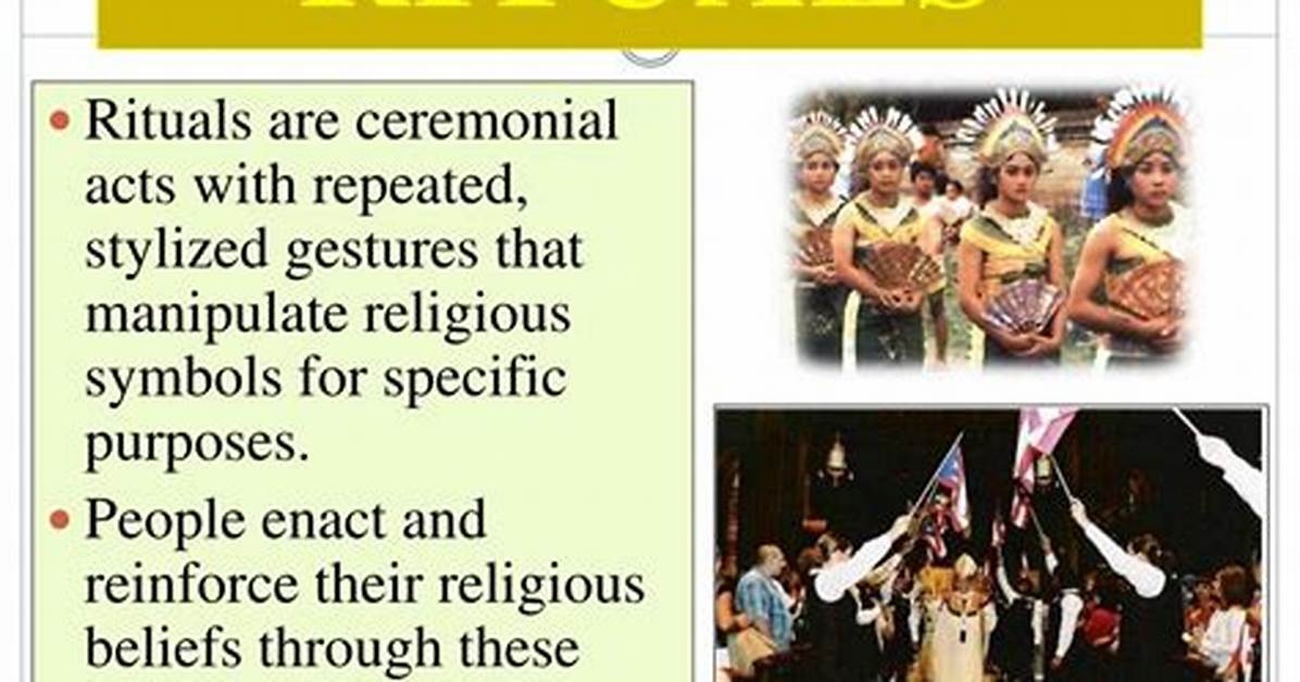 Why Are Religious Rituals Important