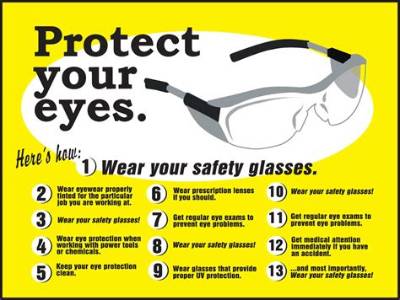 Why Are Safety Goggles Required?