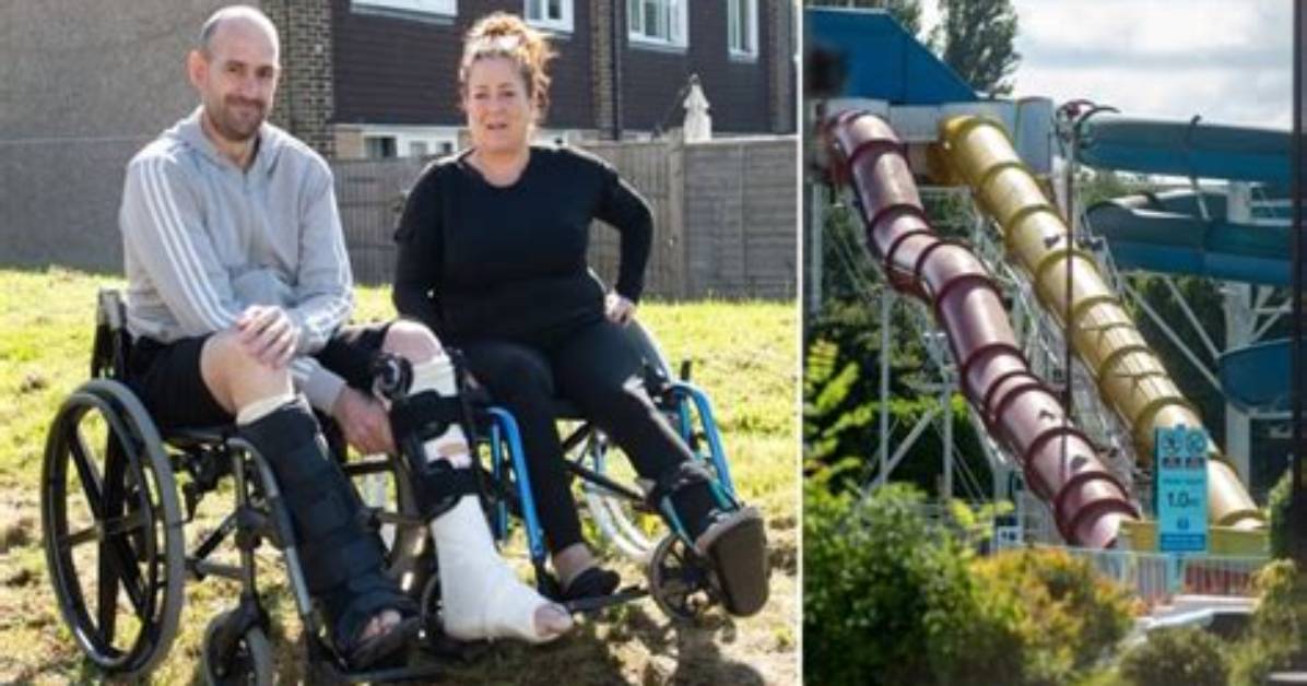 Why Cross Legs on Water Slide?