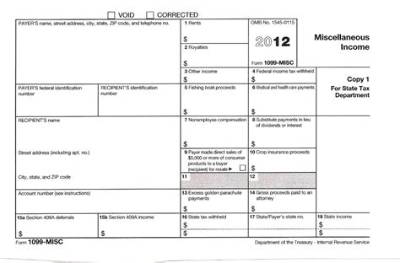 Why Did I Get a 1099 Misc with Only Box 7?