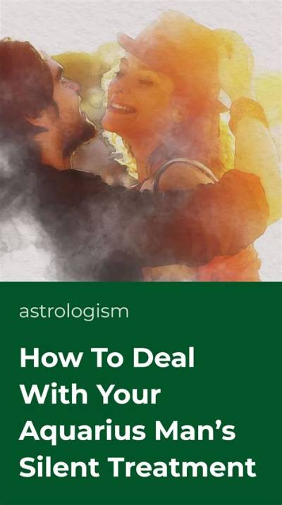 Why Do Aquarius Give the Silent Treatment?
