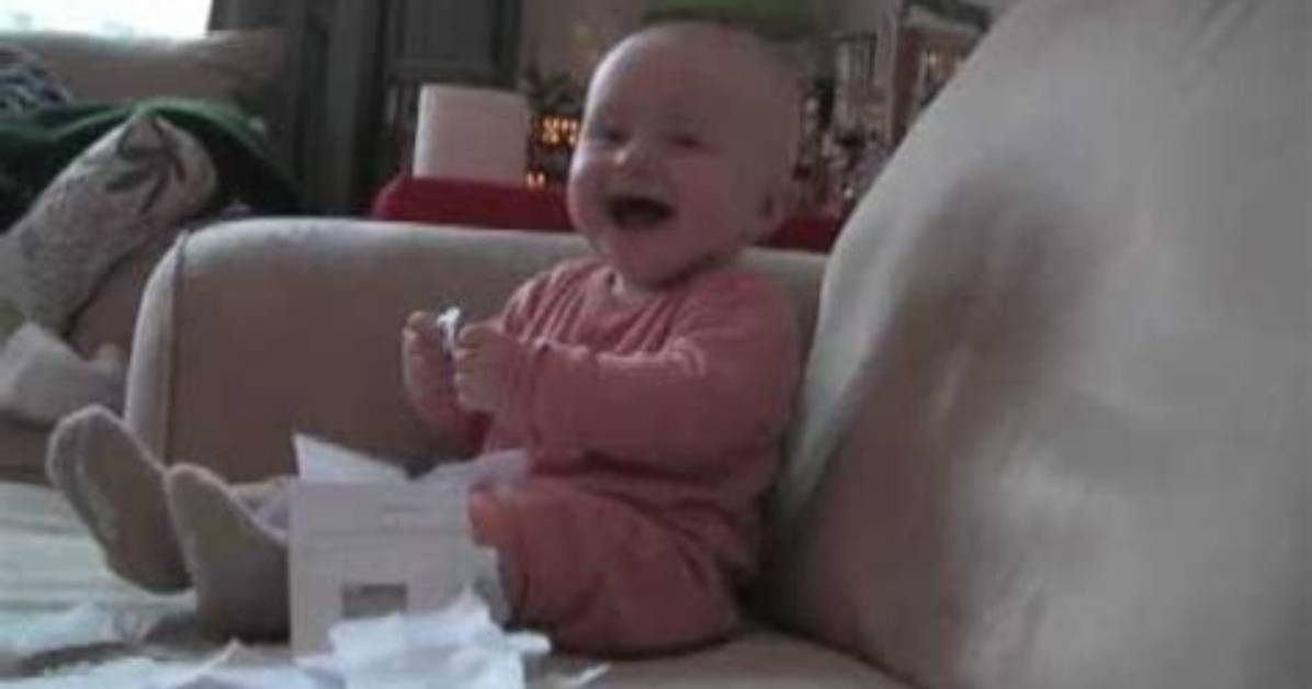 Why Do Babies Laugh Ripping Paper?