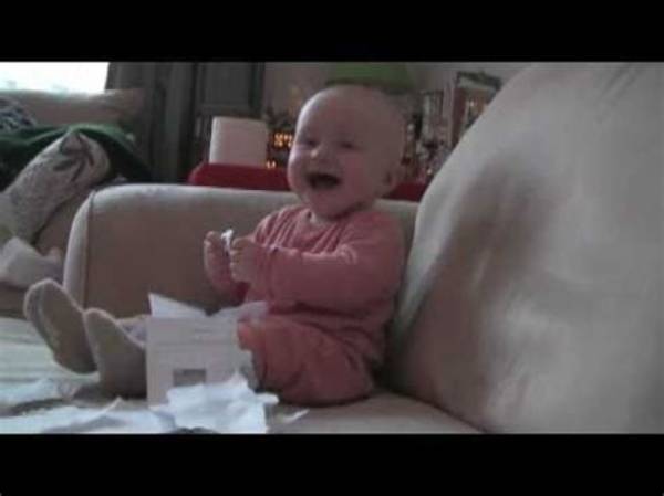 Why Do Babies Laugh Ripping Paper?