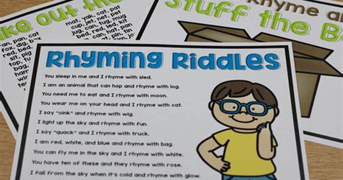 Why Do We Use Rhyming Riddles and Answers?