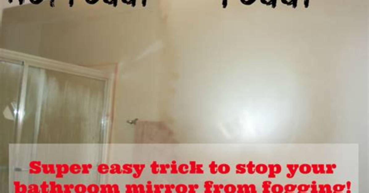 Why Does a Bathroom Mirror Turn Misty After a Shower?