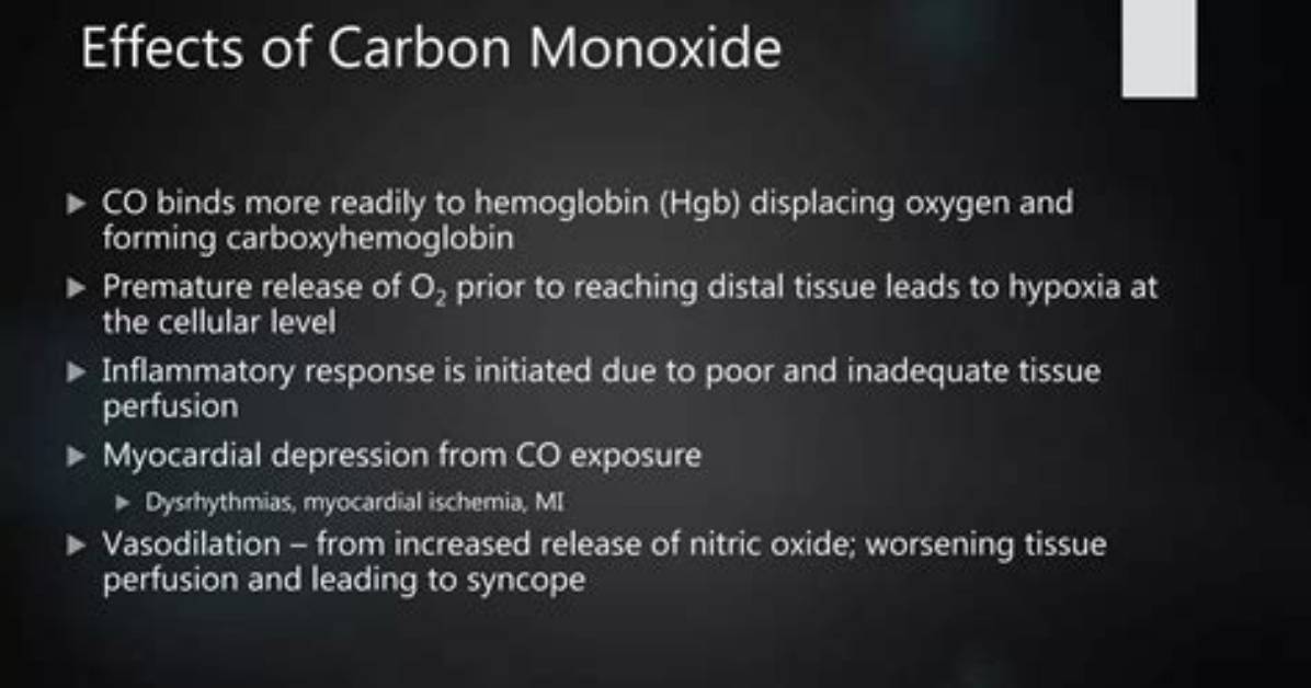 Why Does Carbon Monoxide Kill Organisms