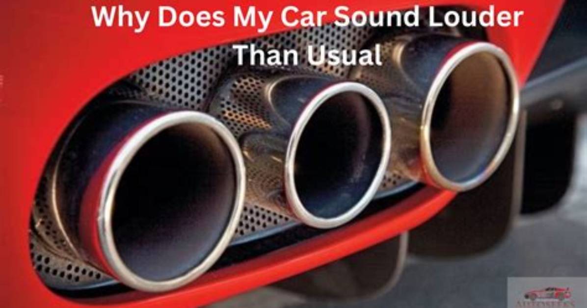 Why Does My Car Get Louder the Faster I Go?
