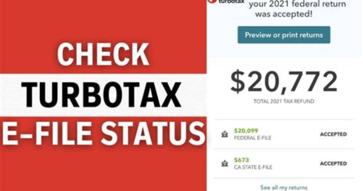 Why Does My Turbotax Efile Say Pending?