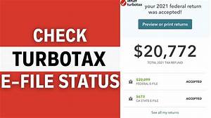 Why Does My Turbotax Efile Say Pending?