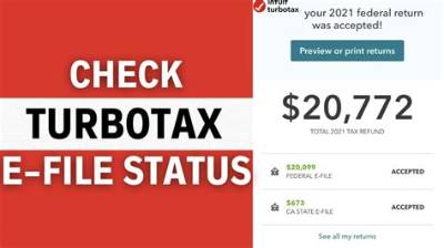 Why Does My Turbotax Efile Say Pending?