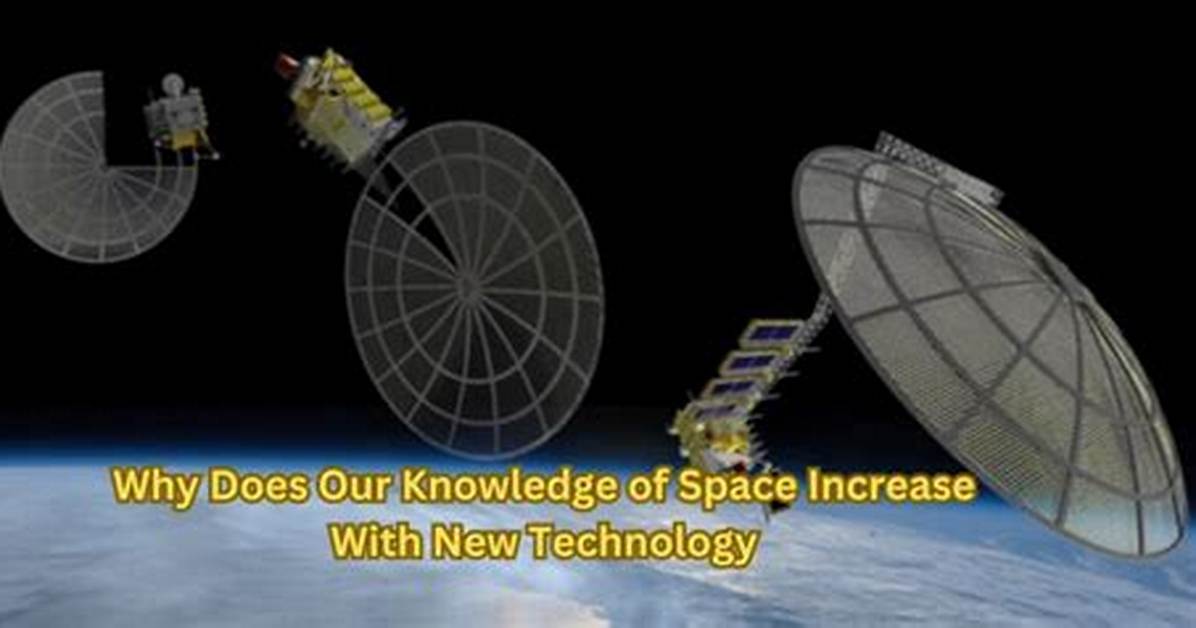 Why Does Our Knowledge of Space Increase with New Technology