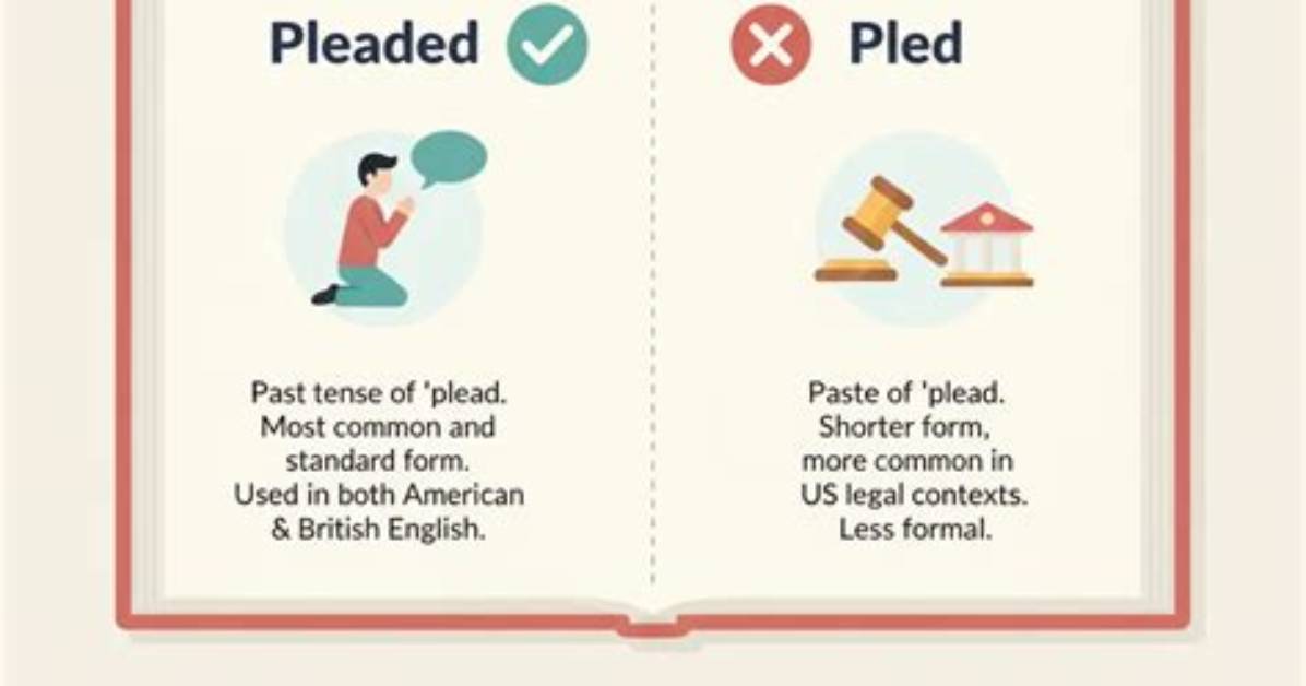 Why Does Pleaded Mean?