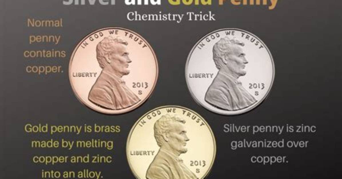 Why Does the Penny Turn Gold?