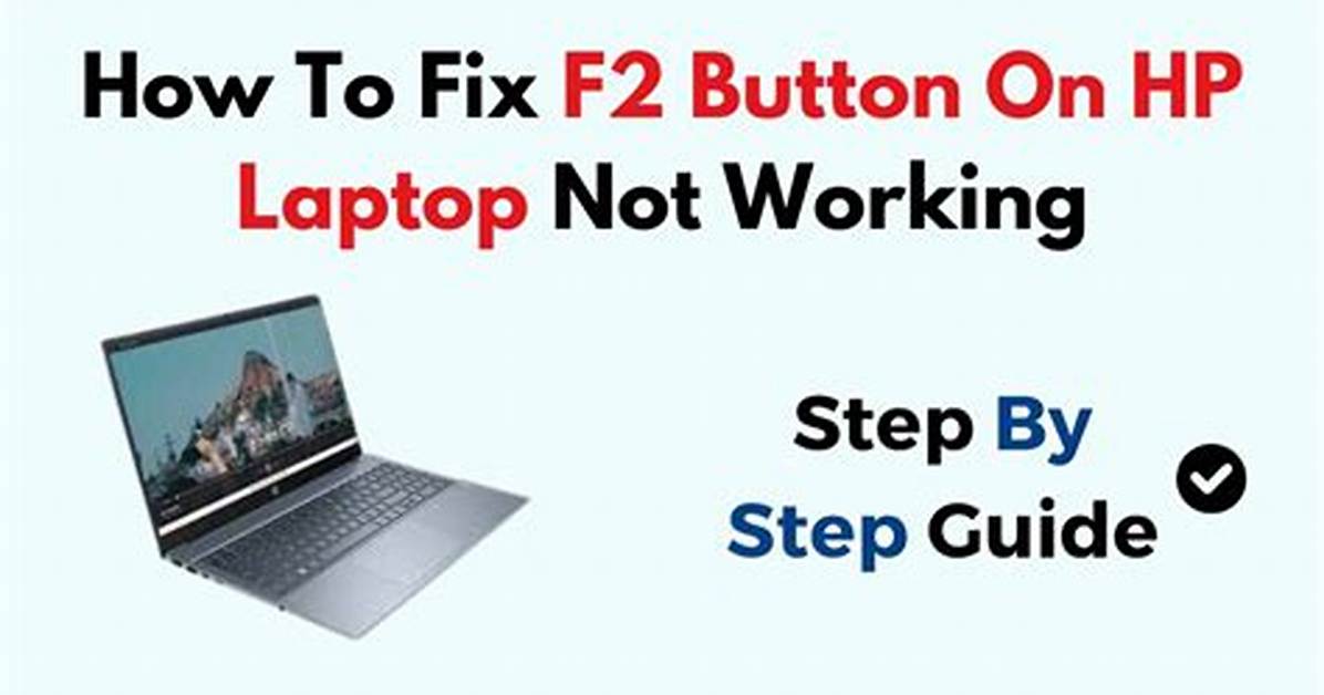 Why F2 Is Not Working in Laptop?