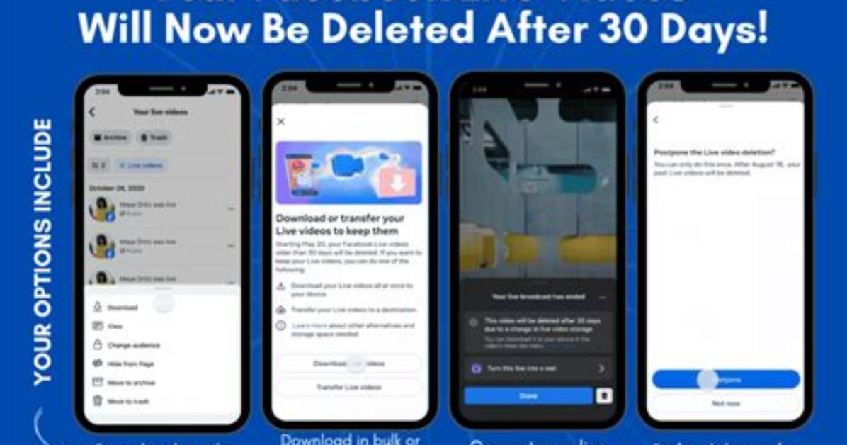 Why Is Facebook Deleting Live Videos?