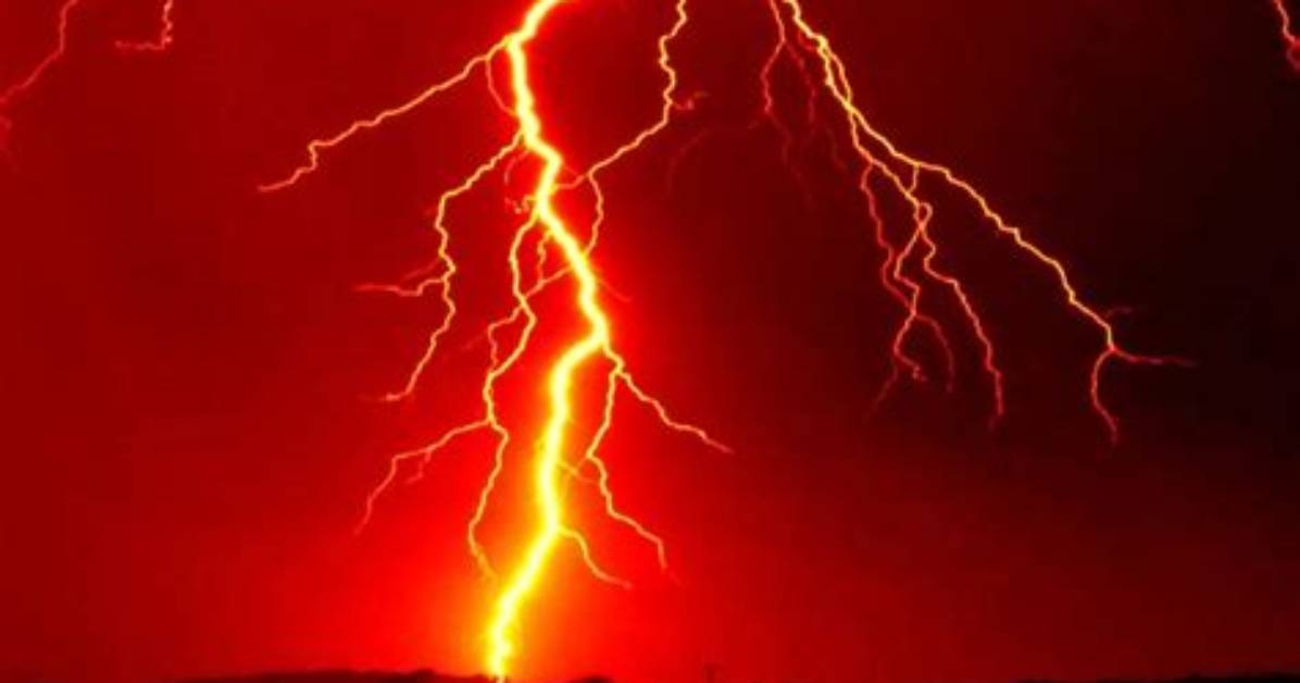 Why Is Lightning Red?