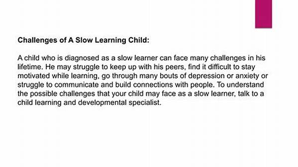 Why Is My Child Slow Learning?