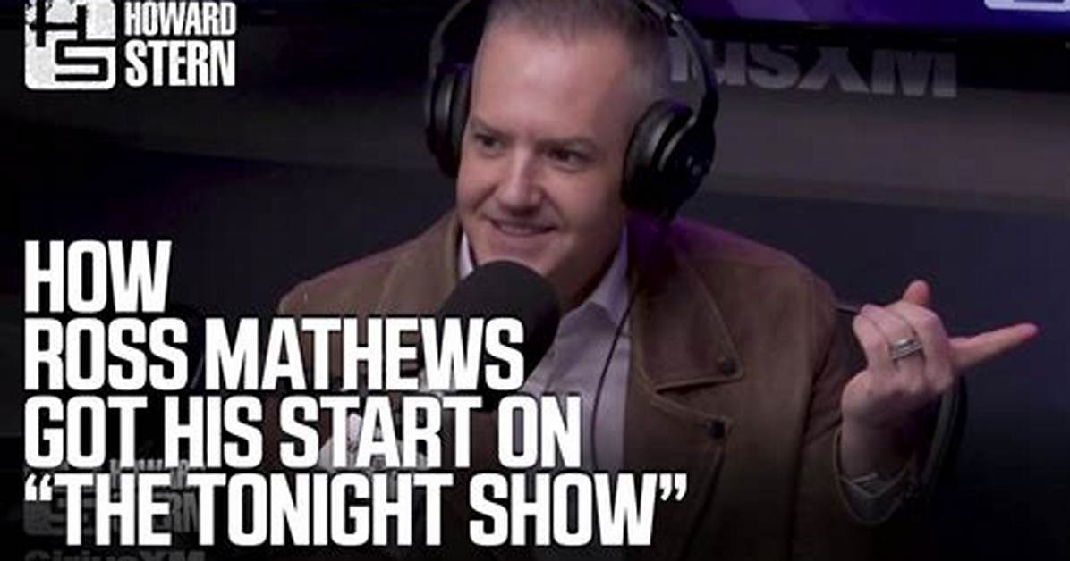Why Is Ross Mathews Voice So High? Discover the Fascinating Truth