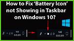 Why Isn't My Battery Icon Showing on My Chromebook?