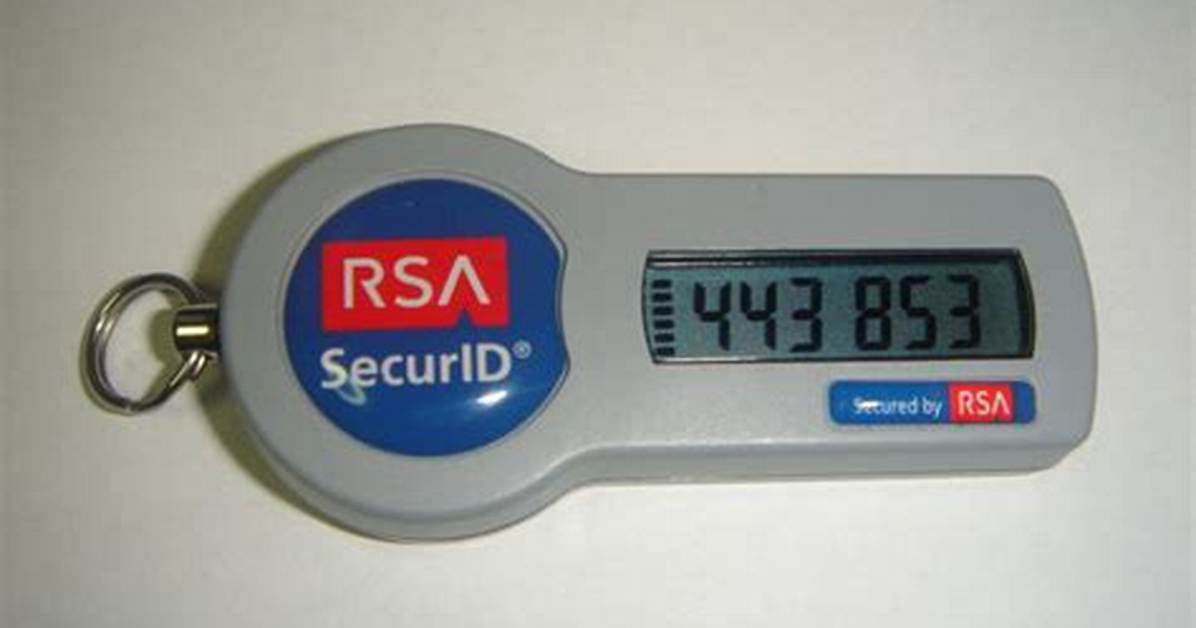 Why Rsa Token Is Used?