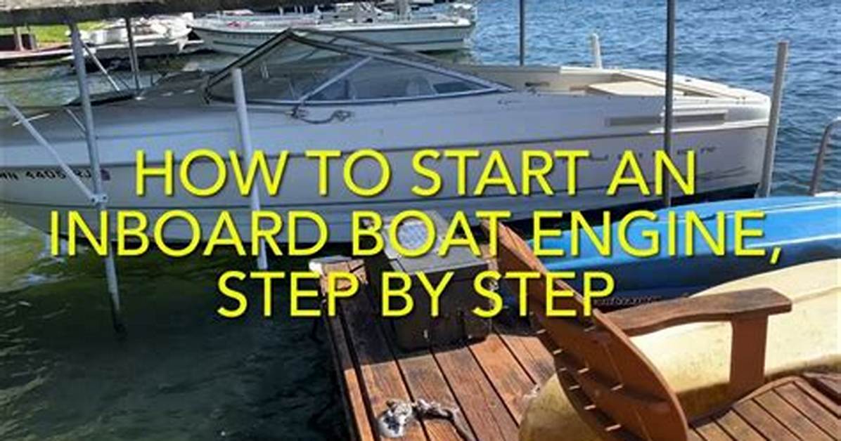 Why Won't My Inboard Motor Start?