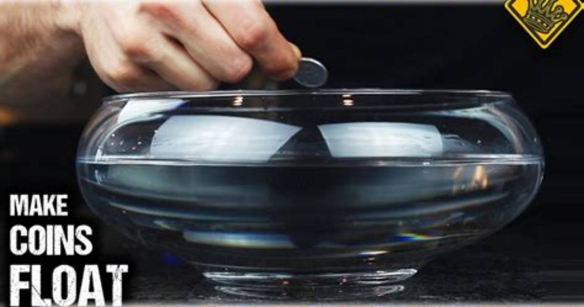 Will a Coin Float in Water?