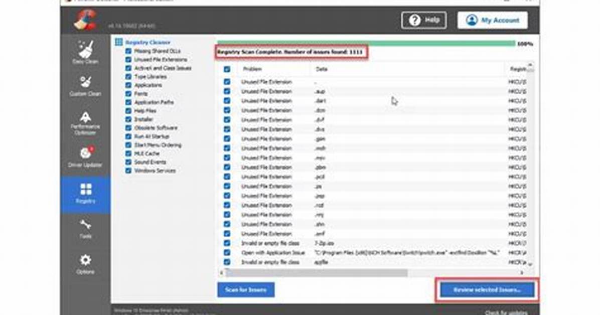 Will Ccleaner Delete Avast?