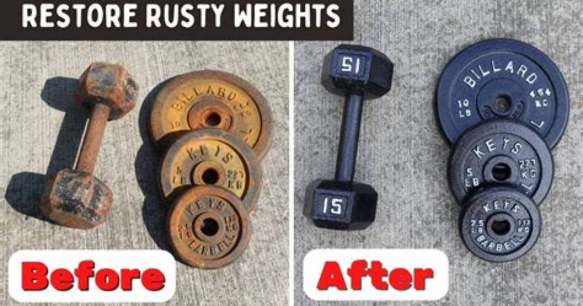 Will Weights Rust Outside?