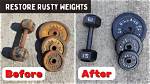 Will Weights Rust Outside?