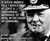 Winston Churchill: 'If Hitler Invaded Hell I Would Make at Least a Favourable Reference to the Devil in the House of Commons.'