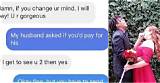 Woman Receiving Creepy Messages Sends Husband's Nudes Instead, Earns $25