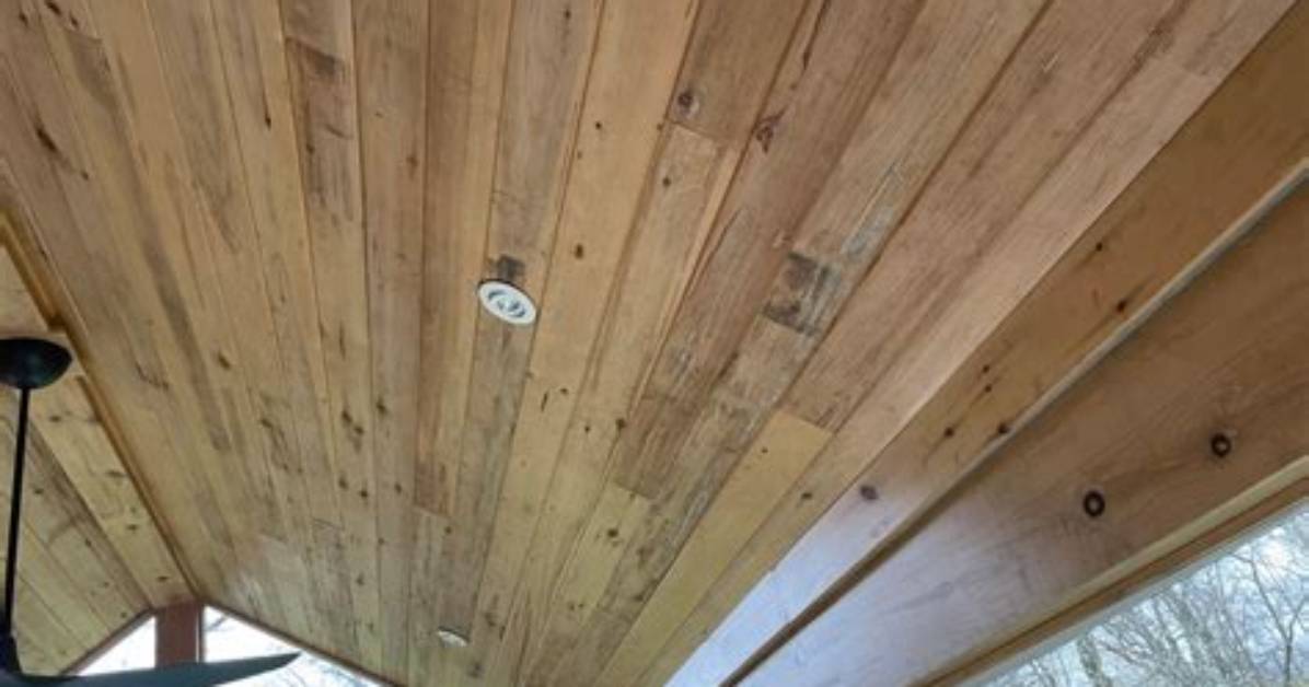 Wood Ceiling Refinishing