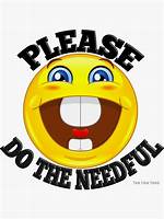 Would You Please Do the Needful?