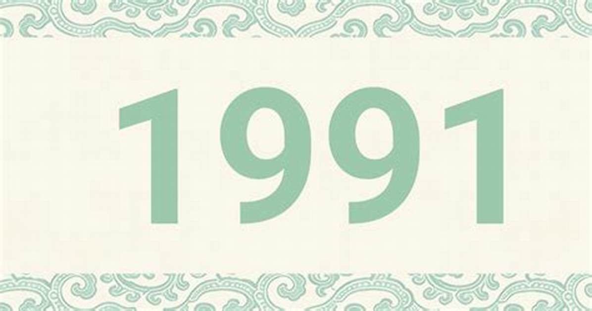 Year 1991: the Year That Changed the World Forever